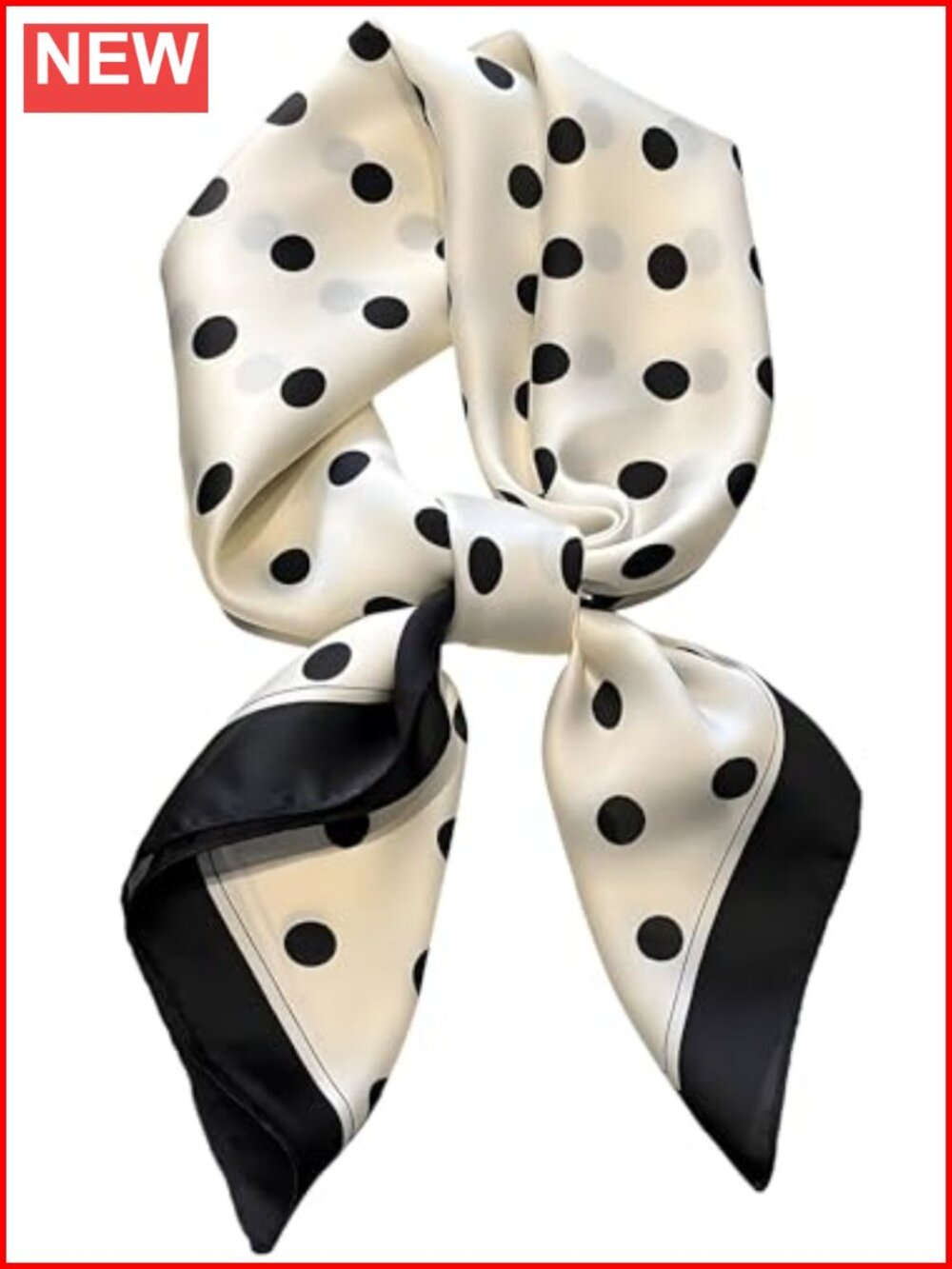 Polyester Satin Hair Bandana Scarf Lightweight Neck Head Wrap for Women